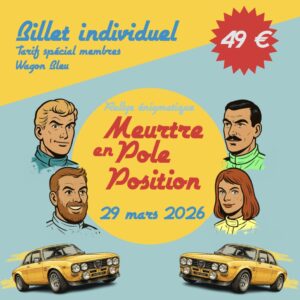 Billet "Meurtre en pole position" WG